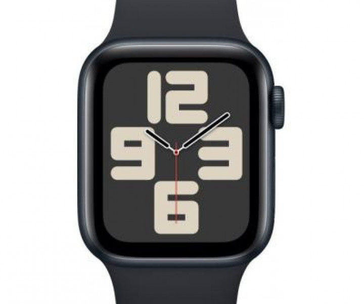 Apple Watch SE 2 40mm Midnight Aluminum Case with Midnight Sport Band (S/M) (MR9X3) 2023